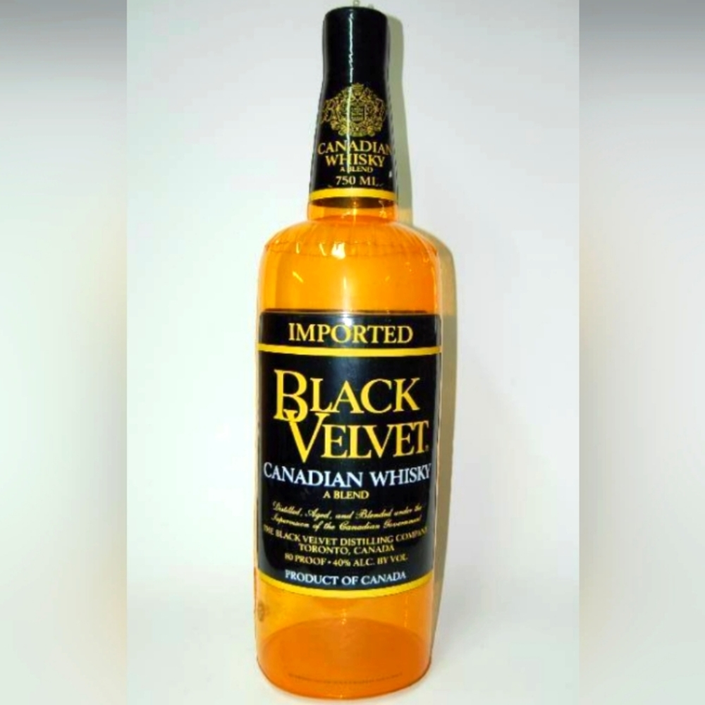 Black Velvet Inflatable Canadian Whiskey  advertising bottle. NWOT